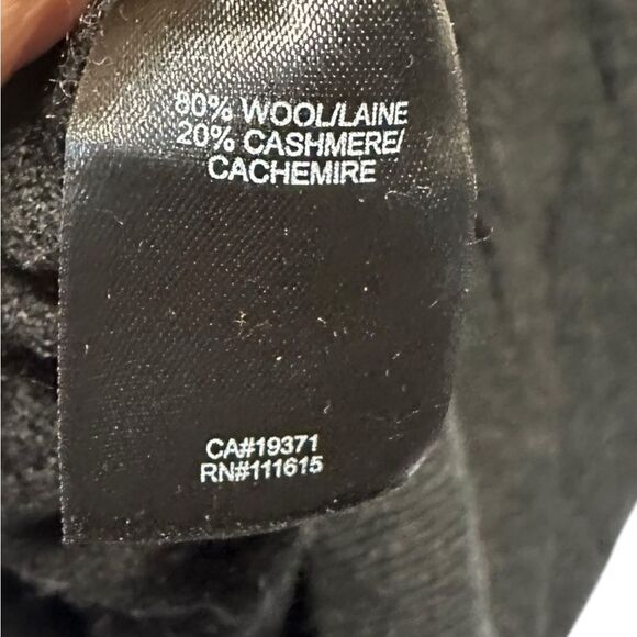 ROBBI & NIKKI Cashmere Wool Blend Tunic Sweater hoodie sleeveless Gray size M - Picture 9 of 9